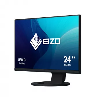 EIZO FlexScan EV2480-BK datora monitors 60.5 cm (23.8 collas) 1920 x 1080 pikseļi Full HD melns