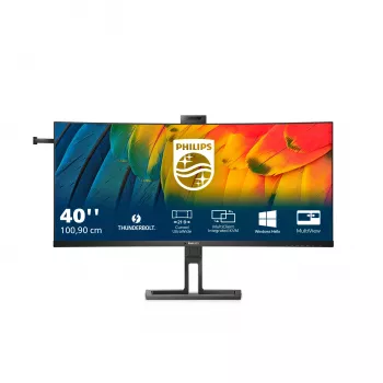 Philips 40B1U6903CH/00 monitors 100,8 cm (39,7 colli) 5120 x 2160 pikseļi 5K Ultra HD LCD Melns