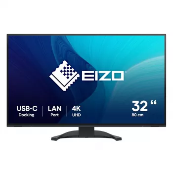 EIZO FlexScan EV3240X-BK profesionālais monitors 31.5 collas 4K UHD melns