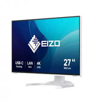 EIZO FlexScan EV2740X-WT monitors 68,6 cm (27 inch) 4K Ultra HD LCD balts