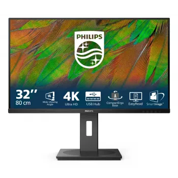 Philips 3000 sērija 32B1N3800/00 datora monitors 81,3 cm (32 collas) 3840 x 2160 pikseļi 4K Ultra HD LCD Melns