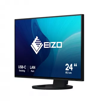 EIZO FlexScan EV2495-BK datora monitors 61.2 cm (24.1 collas) 1920 x 1200 pikseļi WUXGA LCD Melns