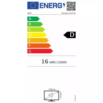 EIZO FlexScan EV2795-WT 27 collu (68.6 cm) Quad HD LCD monitors balts