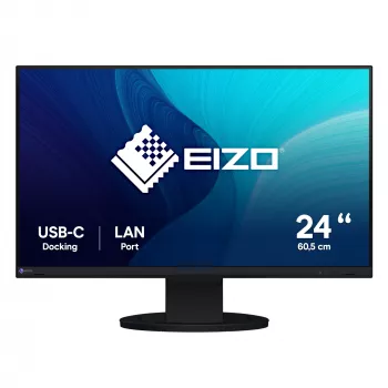 EIZO FlexScan EV2490-BK monitors 60.5 cm (23,8 collas) 1920 x 1080 pikseļi Full HD LCD Melns