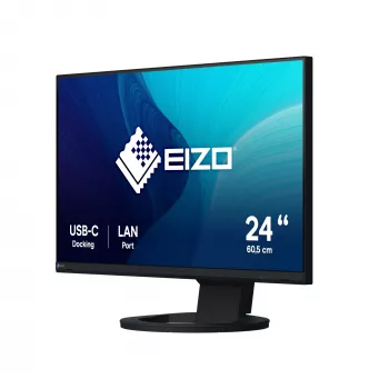 EIZO FlexScan EV2490-BK monitors 60.5 cm (23,8 collas) 1920 x 1080 pikseļi Full HD LCD Melns