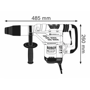 Bosch GBH 5-40 DCE Professional āmururbis SDS Max 1150 W 340 RPM