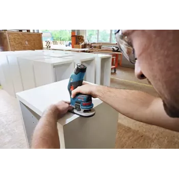 Bosch GKF 12V-8 Professional rokas frēze 13000 apgr/min Melna, Zila, Sarkana