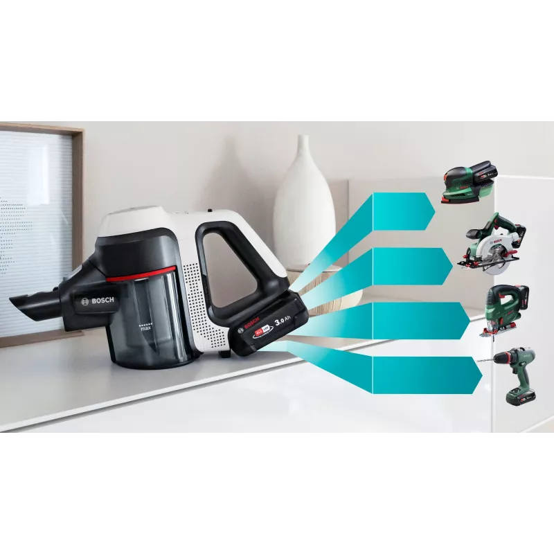 Bosch BSS711W bezvadu slotiņu putekļsūcējs