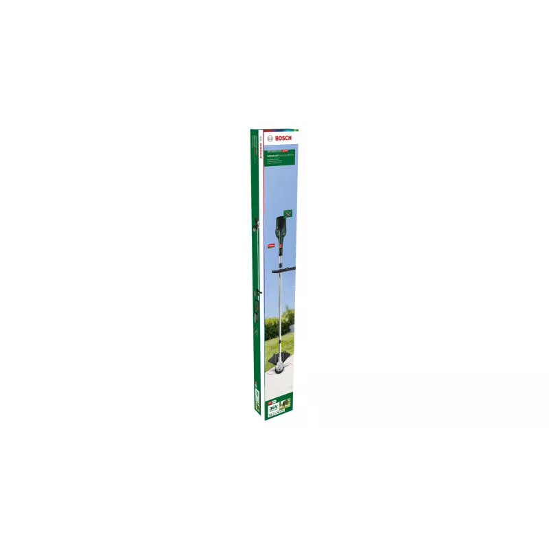 Bosch AdvancedGrassCut 36V-33 bezvadu zāles šķēres Melna, Zaļa, Sudraba