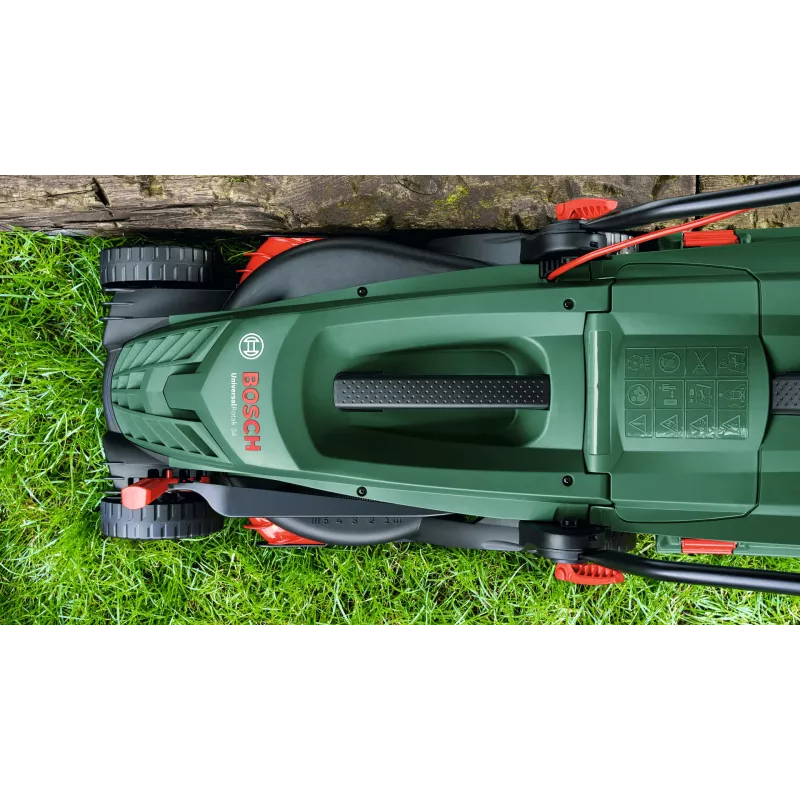 Elektriskais zāles pļāvējs Bosch UniversalRotak 34-405, 1300 W, 34 cm pļaušanas platums