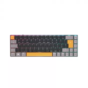 CHERRY MX-LP 2.1 kompakts bezvadu mehānisks spēļu klaviatūra RF Wireless + Bluetooth QWERTZ vācu melna