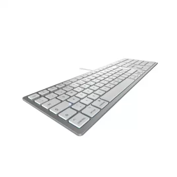 CHERRY KC 6000C FOR MAC tastatūra Universāla USB QWERTZ Vācu Sudraba