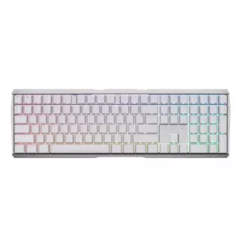 CHERRY MX 3.0S Wireless bezvadu spēļu tastatūra RF Wireless + Bluetooth QWERTZ vācu izkārtojums Balta