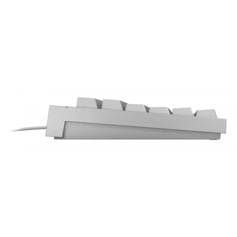 Mehāniskā spēļu tastatūra Cherry MX 2.0S — pilna izmēra (100%), QWERTZ vācu izkārtojums, RGB fona apgaismojums, USB, Balta