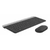 Logitech MK470 Tastatūras un peles komplekts - Melns - AZERTY Franču