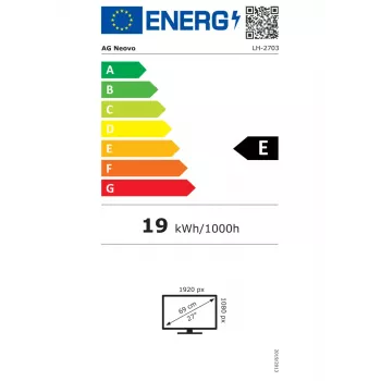 AG Neovo LH-2703 27 collu Full HD LCD monitors, melns