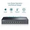 Nepārvaldāms slēdzis TP-Link TL-SX1008 8 porti 10G galddatoram/statīvam