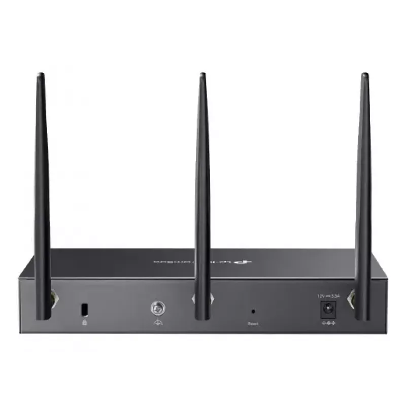 TP-Link Omada AX3000 bezvadu maršrutētājs Gigabit Ethernet Divjoslu (2.4 GHz / 5 GHz) Melns
