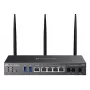 TP-Link Omada AX3000 bezvadu maršrutētājs Gigabit Ethernet Divjoslu (2.4 GHz / 5 GHz) Melns