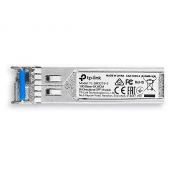 TP-Link TL-SM321B vienmodas WDM divvirzienu SFP modulis, 1250 Mbit/s, 10 km