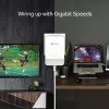 TP-Link G.hn1200 Powerline komplekts, 607 Mbit/s, Gigabit Ethernet, 10/100/1000 Mbit/s, HomePlug AV2, 300 m, Balts