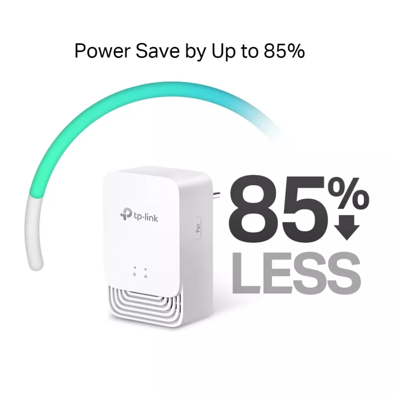 TP-Link G.hn1200 Powerline komplekts, 607 Mbit/s, Gigabit Ethernet, 10/100/1000 Mbit/s, HomePlug AV2, 300 m, Balts