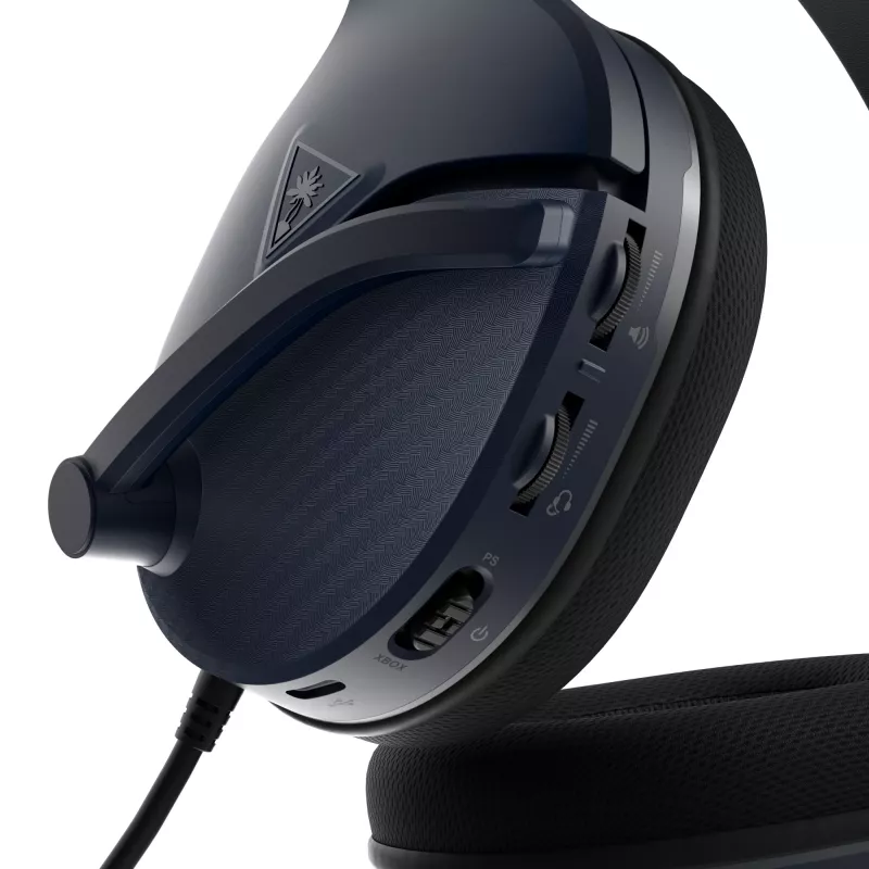 Turtle Beach Recon 200 Gen 2 austiņas, vadu, galvas saite, spēlēm, melna, tumši zila