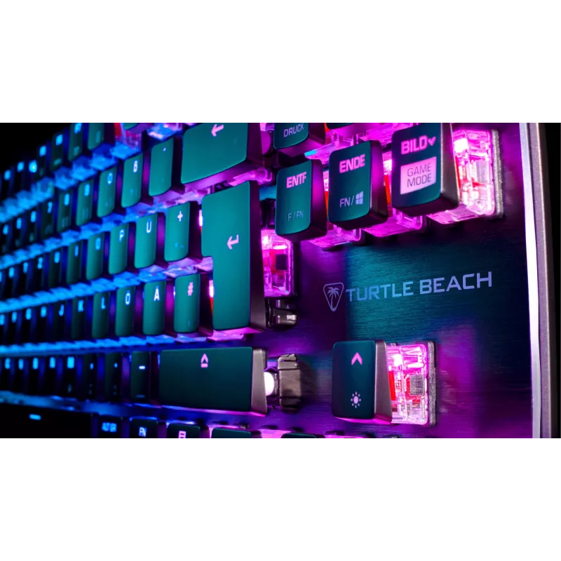 Turtle Beach Vulcan TKL klaviatūra Gaming USB QWERTZ Melna