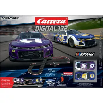 Sacīkšu auto un trases komplekts CARRERA Carrera 20030042 NASCAR 8+