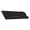 Logitech G Pro X TKL Lightspeed Gaming tastatūra - Bluetooth - Melna - Vācu QWERTZ - Tactile