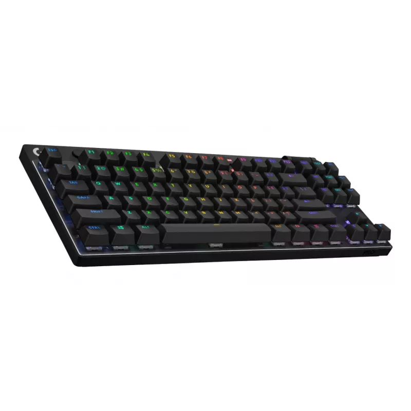 Logitech G Pro X TKL Lightspeed Gaming tastatūra - Bluetooth - Melna - Vācu QWERTZ - Tactile