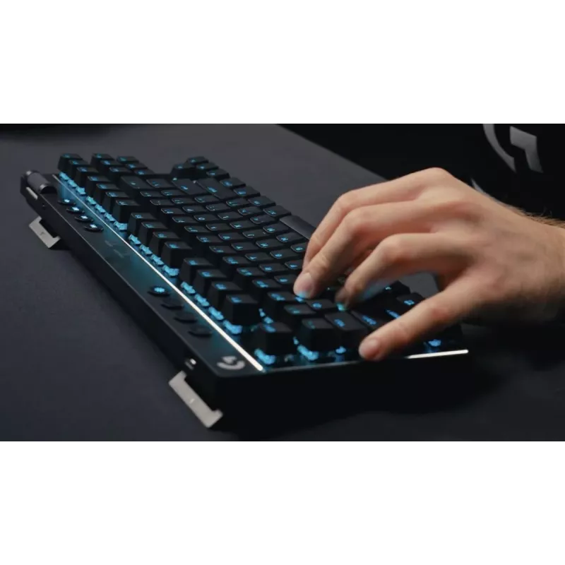 Logitech G Pro X TKL Lightspeed Gaming tastatūra - Bluetooth - Melna - Vācu QWERTZ - Tactile