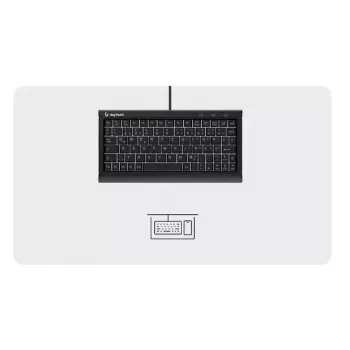 KeySonic KSK-3011ELC (DE) tastatūra, Home, USB, QWERTZ, vācu, melna