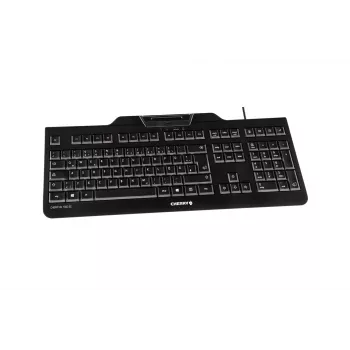 CHERRY KC 1000 SC tastatūra biroja USB QWERTY US English Melna