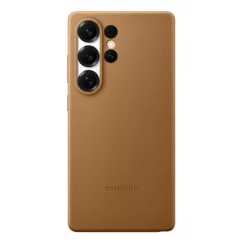 Samsung Kindsuit Mākslīgās Ādas Maciņš Galaxy S25, Brūns