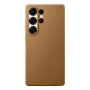 Samsung EF-VS938 Kindsuit mākslīgās ādas aizmugures vāks Galaxy S25 Ultra tālrunim, camel (brūns)