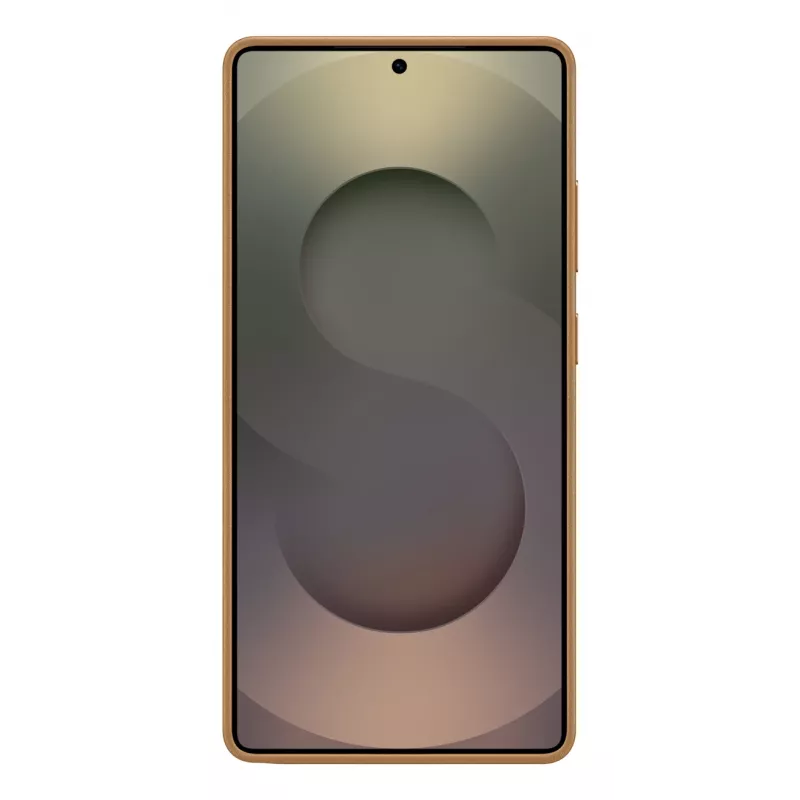 Samsung EF-VS938 Kindsuit mākslīgās ādas aizmugures vāks Galaxy S25 Ultra tālrunim, camel (brūns)