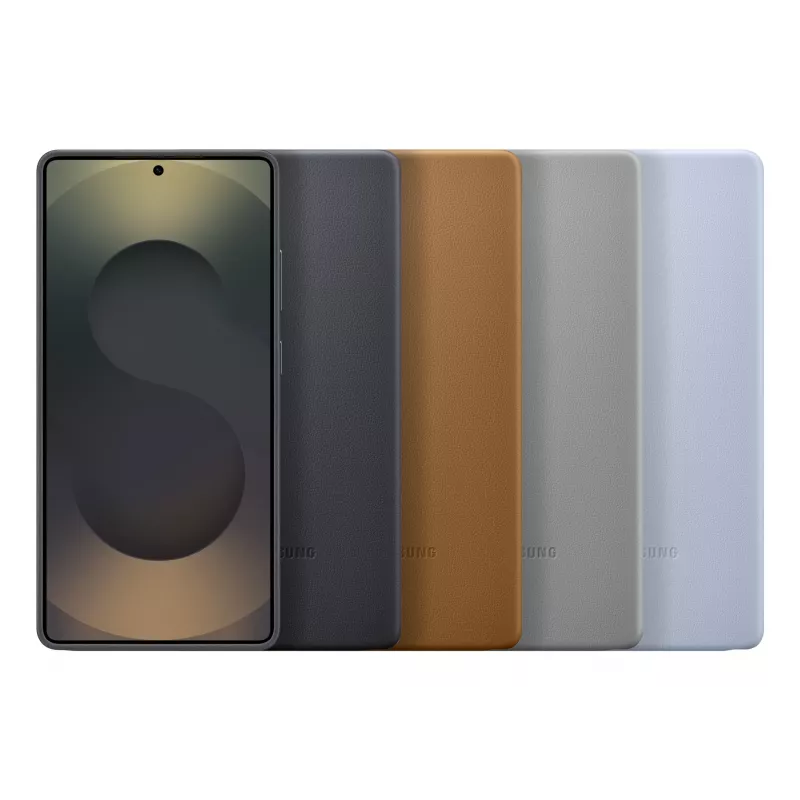 Samsung EF-VS938 Kindsuit mākslīgās ādas aizmugures vāks Galaxy S25 Ultra tālrunim, camel (brūns)