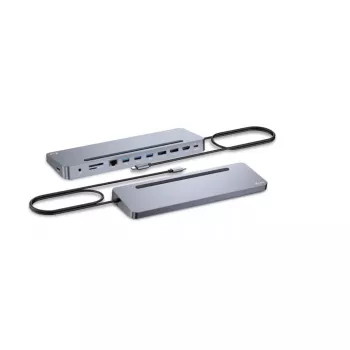 i-tec USB-C metāla ergonomiskā 3x 4K displeja dokošanas stacija + Power Delivery 100 W