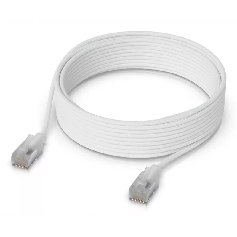 Ubiquiti UniFi Etherlighting tīkla savienotājkabelis, 8 m, Cat6, balts (UACC-Cable-Patch-EL-8M-W)