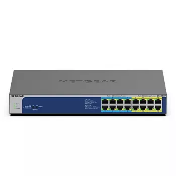 NETGEAR GS516UP Nenodrošināts Gigabitu Ethernet (10/100/1000) Barošana caur Ethernet (PoE) Pelēks