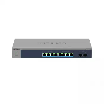 NETGEAR MS510TXUP tīkla slēdzis, pārvaldāms L2/L3/L4, 10G Ethernet (100/1000/10000), PoE, pelēks/zils