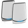 NETGEAR Orbi RBK852 AX6000 WiFi 6 Mesh Sistēma Tri-band (2.4 GHz / 5 GHz / 5 GHz) Pelēks, Balts