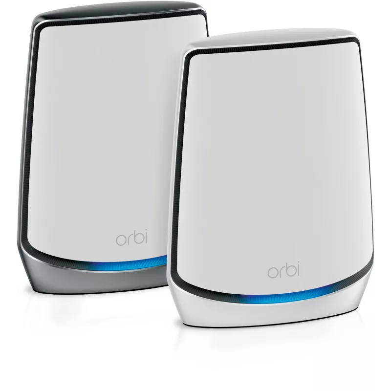 NETGEAR Orbi RBK852 AX6000 WiFi 6 Mesh Sistēma Tri-band (2.4 GHz / 5 GHz / 5 GHz) Pelēks, Balts