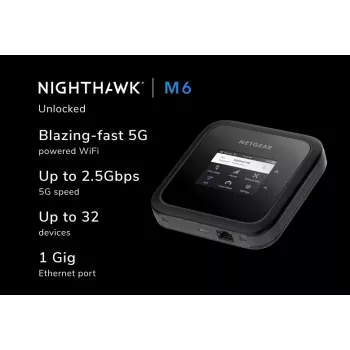 NETGEAR Nighthawk M6 mobilais 5G maršrutētājs