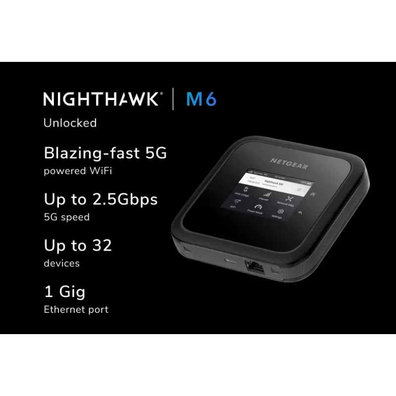 NETGEAR Nighthawk M6 mobilais 5G maršrutētājs