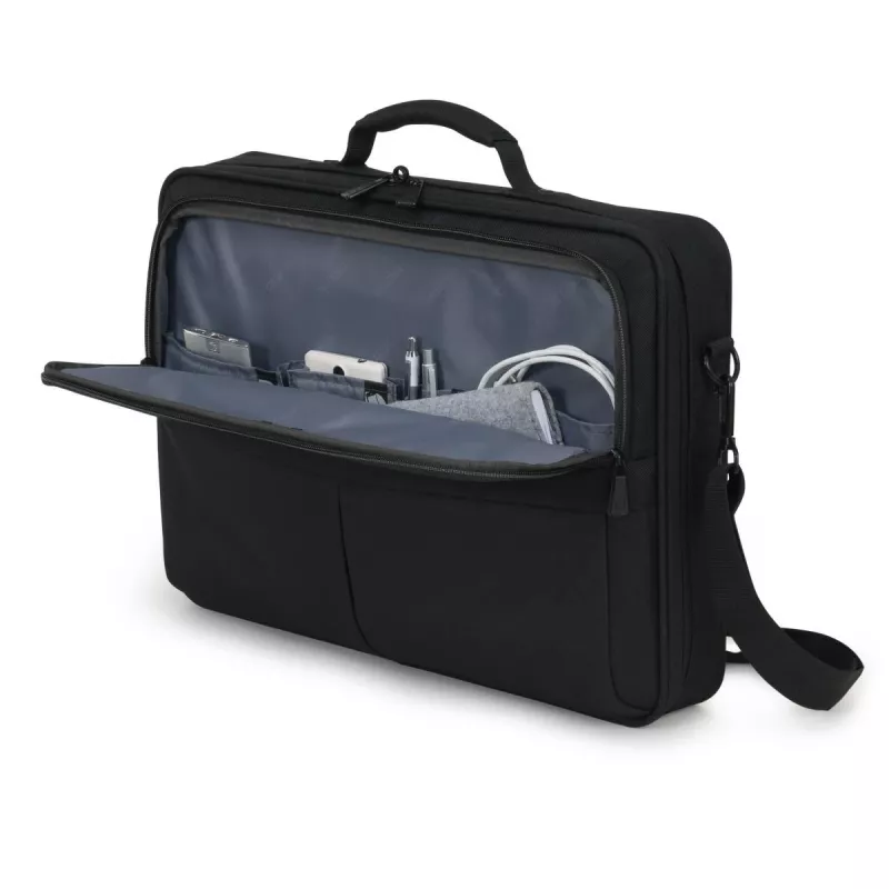 DICOTA Eco Multi Scale - 15-17.3 collu piezīmjdatora soma - Melna / 600d pārstrādāts PET
