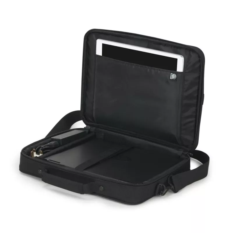 DICOTA Eco Multi Scale - 15-17.3 collu piezīmjdatora soma - Melna / 600d pārstrādāts PET