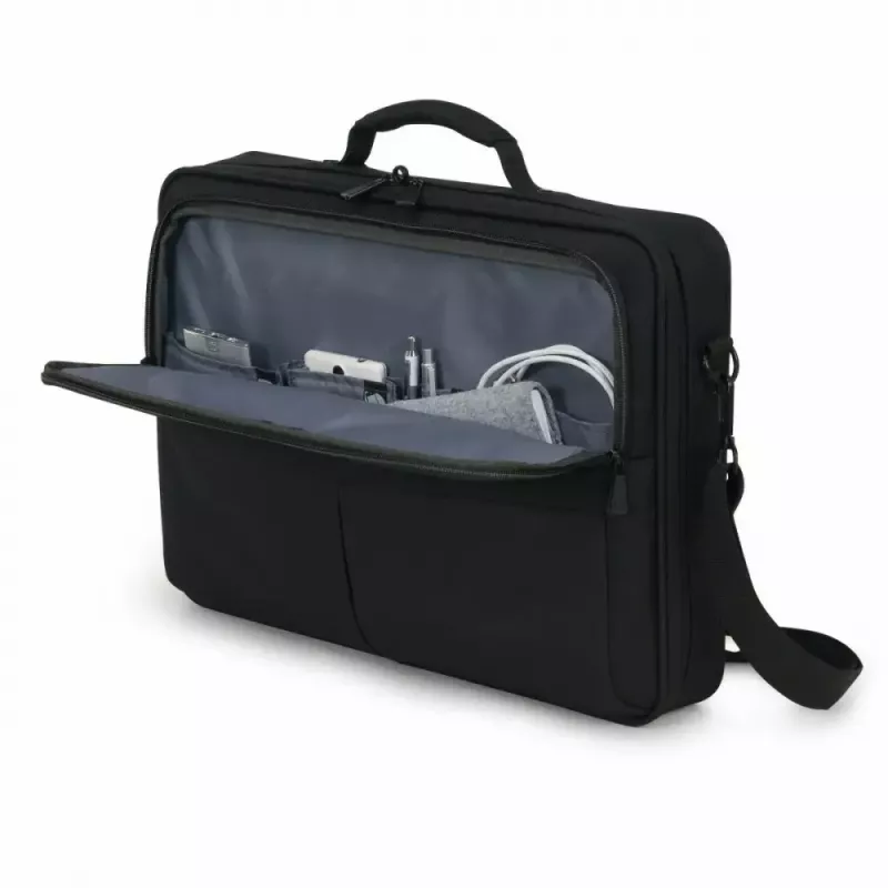 DICOTA Multi Scale -12-14.1 collu piezīmjdatora soma - Melna / 600d Pārstrādāts PET