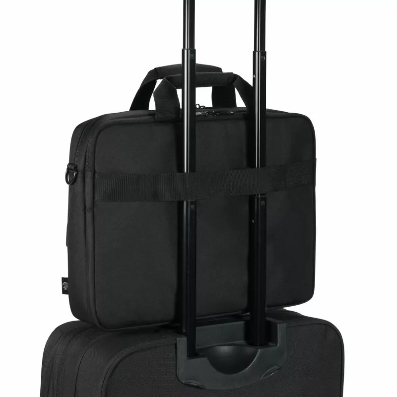 DICOTA Eco Top Traveller Core - 13-14.1 collu piezīmjdatora soma - Melna / 300d 100% pārstrādāts PET poliesters
